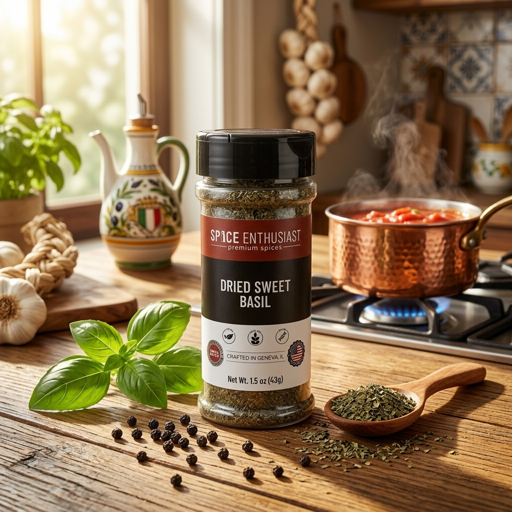 Spice Enthusiast Dried Sweet Basil
