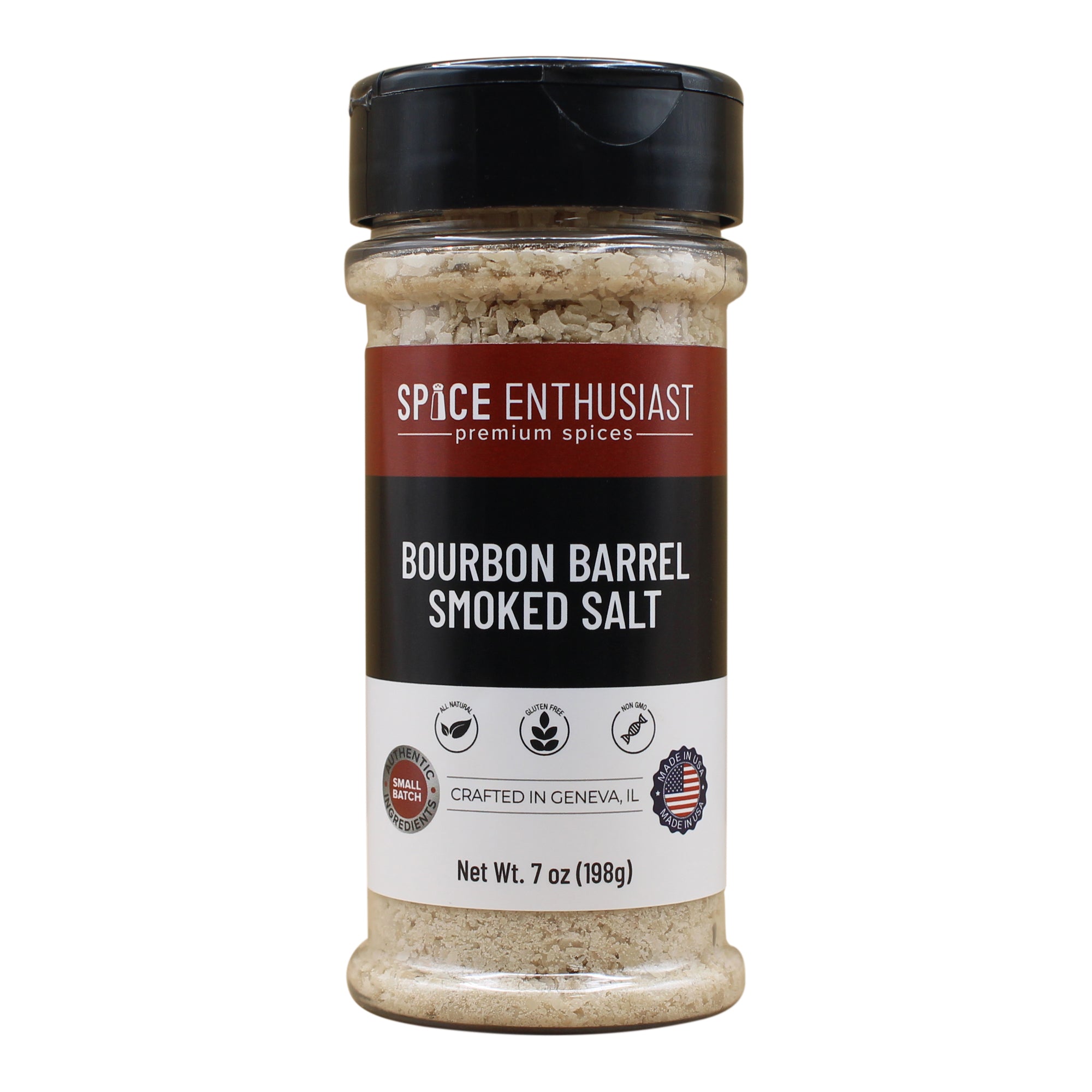 Spice Enthusiast Bourbon Barrel Smoked Salt
